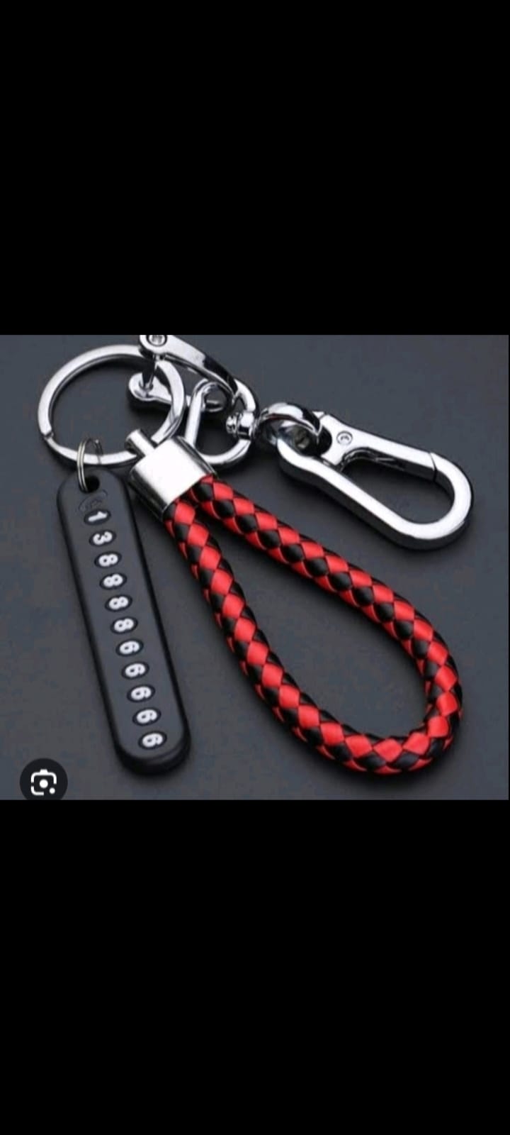 ফোন নাম্বার সহ চাবির রিং